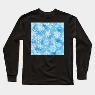 Snowflakes pattern Long Sleeve T-Shirt